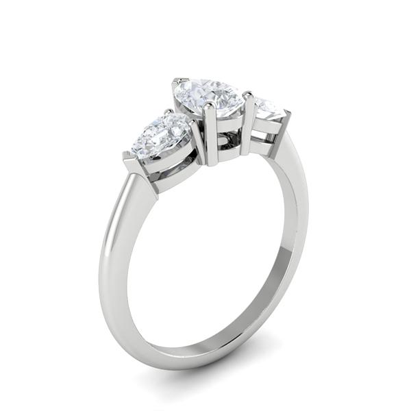Debbie in 18k White Gold — view 3