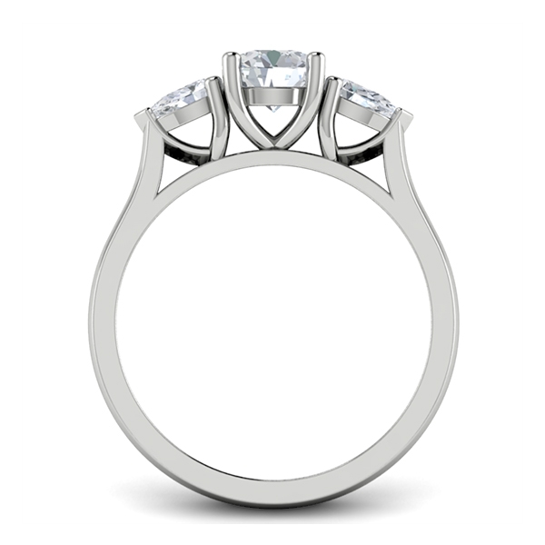 Juliet in 18k White Gold — view 2