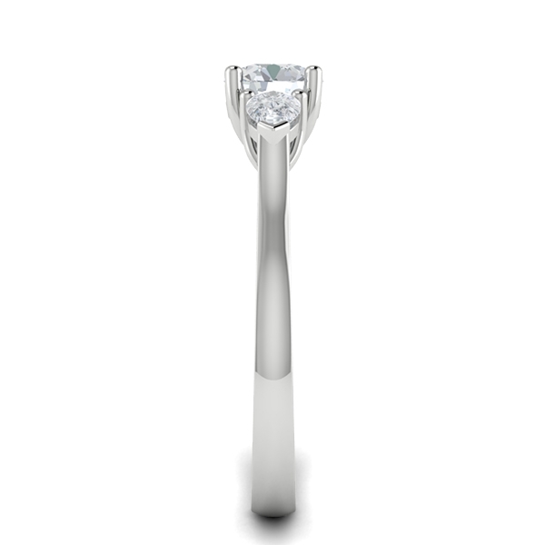 Juliet in 18k White Gold — view 4