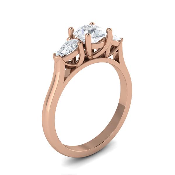 Juliet in 18k Rose Gold — view 3