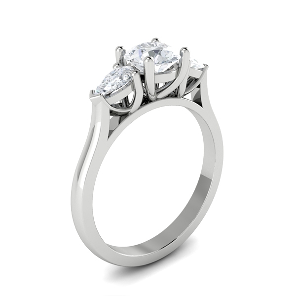 Juliet in 18k White Gold — view 3