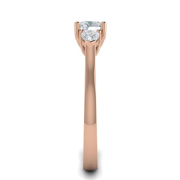 Juliet in 18k Rose Gold — view 4