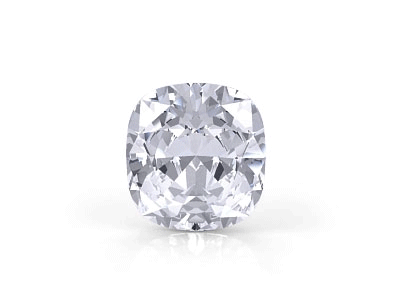 Cushion diamond 360-degree rotation