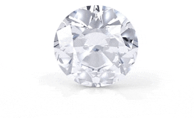 Round cut diamond