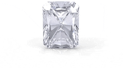 Radiant cut diamond