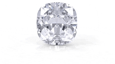 Cushion cut diamond