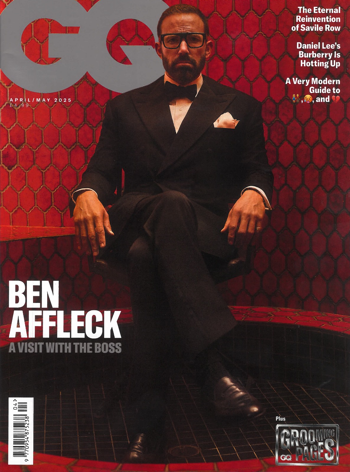 GQ April 2025 cover featuring Ben Affleck