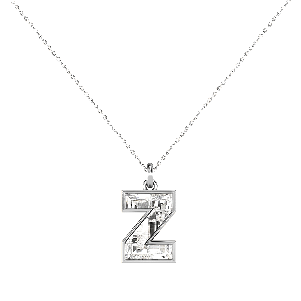 Z Letter Alphabet Pendant