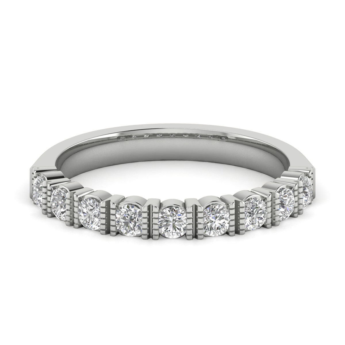 Justina Round Anniversary Ring