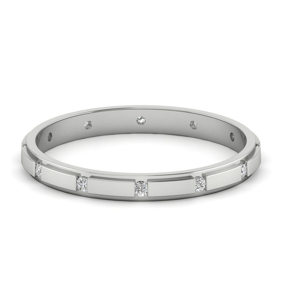 Honey Round Anniversary Ring