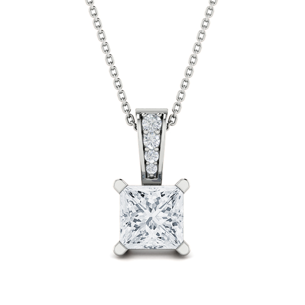 Paisley Princess Diamond Pendant