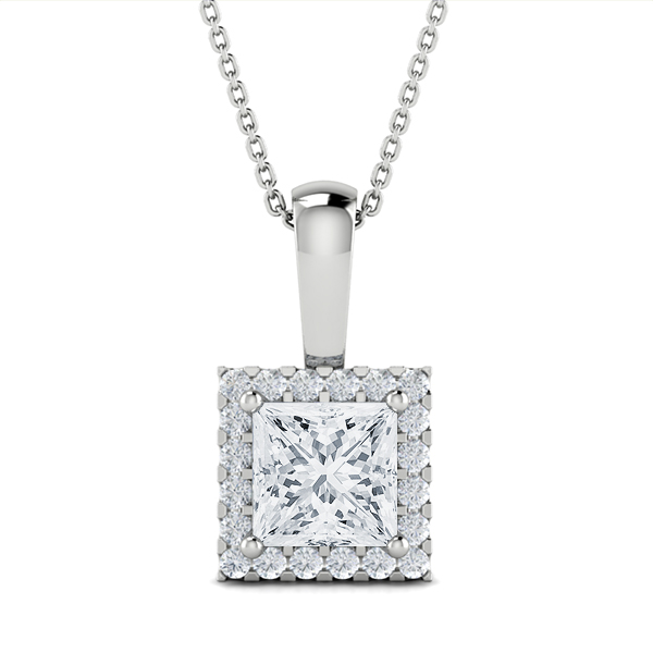 Krista Princess Diamond Pendant