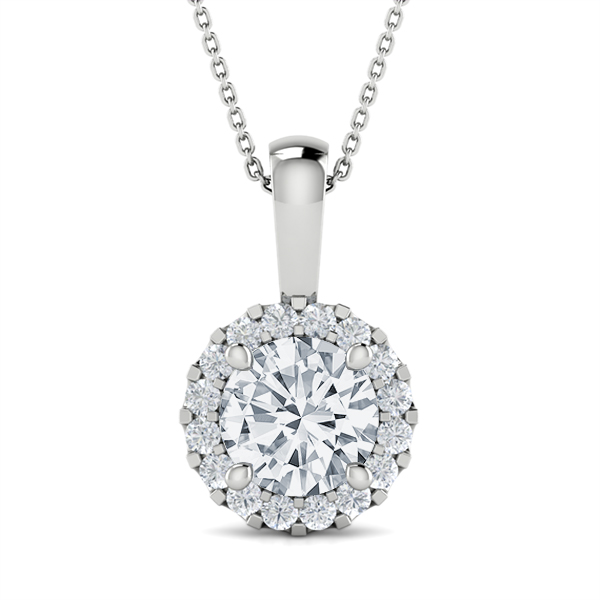 Greta Round Diamond Pendant