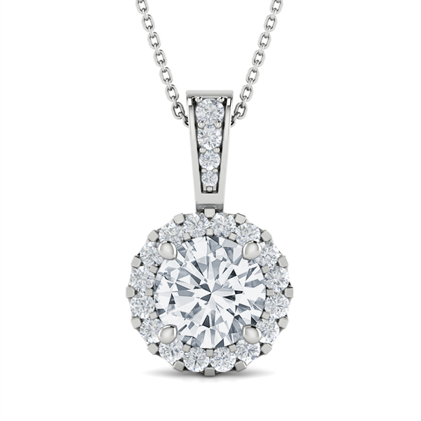 Ivana Round Diamond Pendant