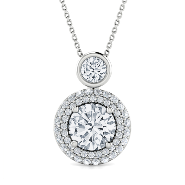 Ciara Round Diamond Pendant